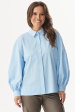 Блуза 2291 голубой — изображение 3