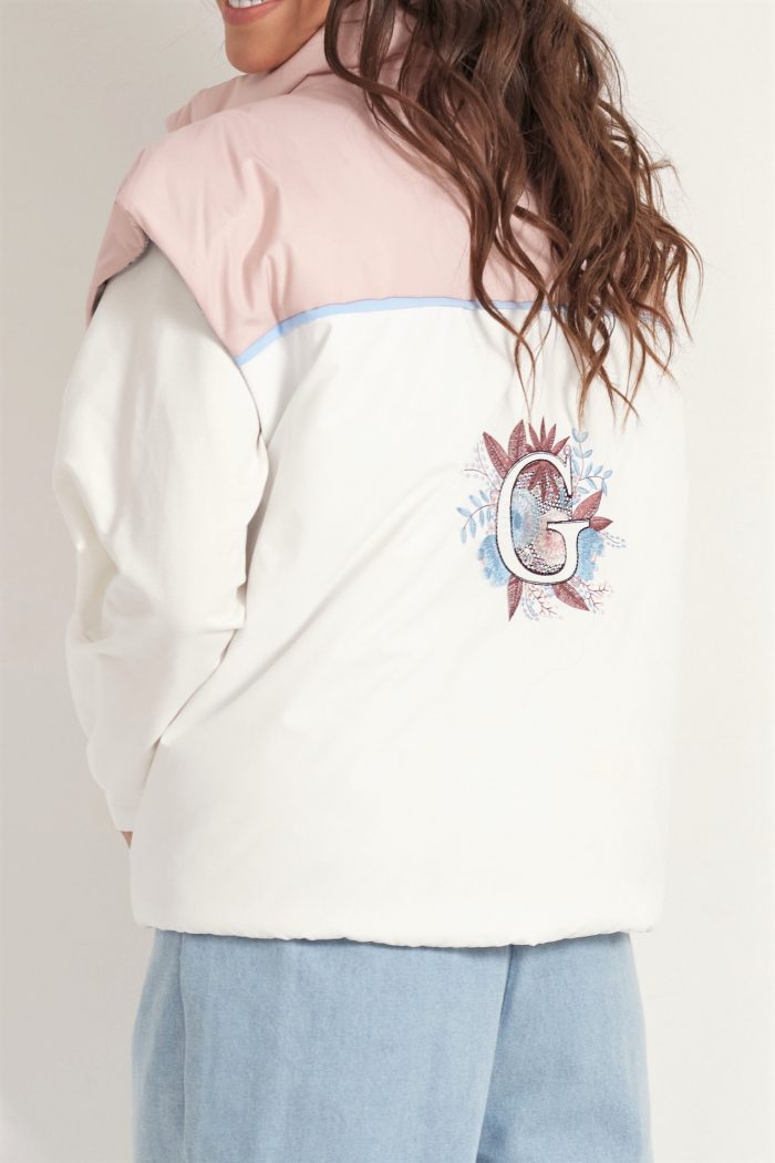 Комплект 2389 (жилет, джемпер, брюки) голубой — изображение 7