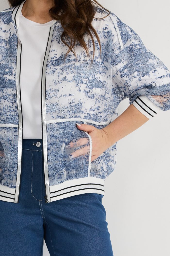 Комплект 2558 (бомбер, футболка, брюки). — изображение 3