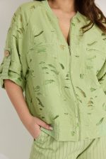 Комплект 2571 (бомбер, брюки) Лайм — изображение 5