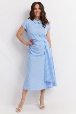 Платье 2598 голубой