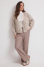 Комплект 2626 бомбер/лонгслив/брюки — изображение 2