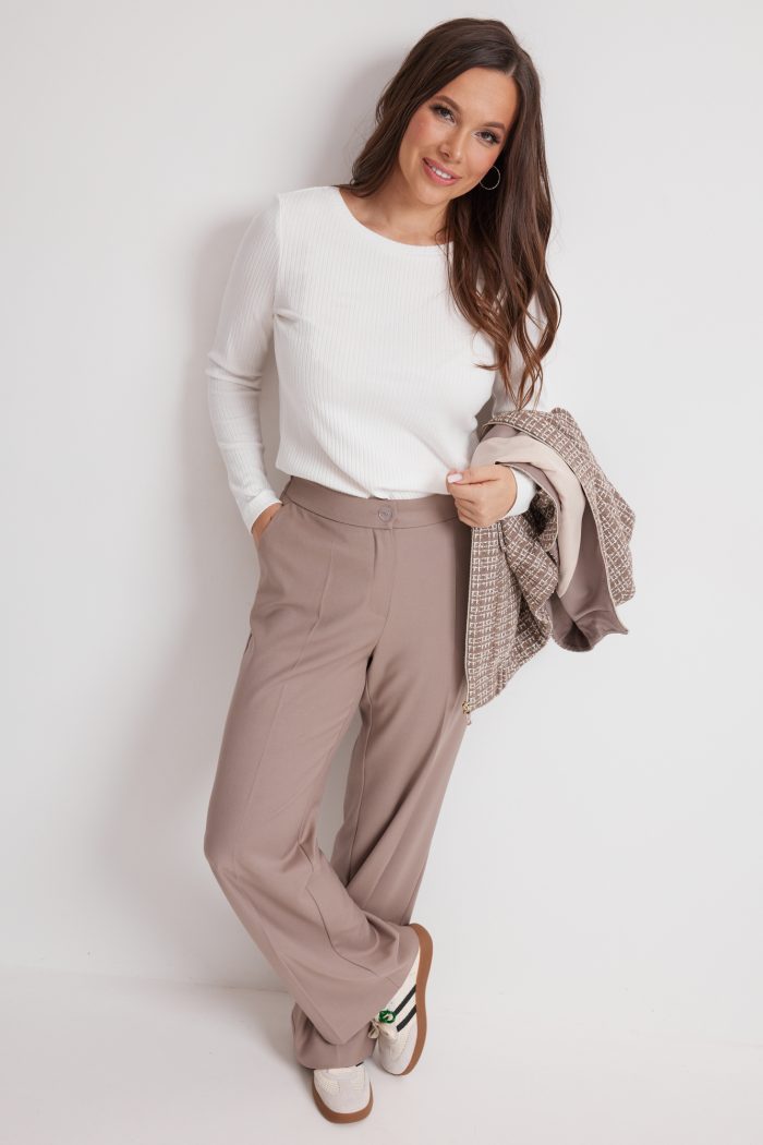 Комплект 2626 бомбер/лонгслив/брюки — изображение 4